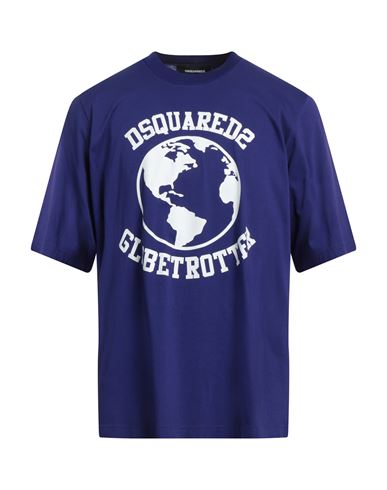 Dsquared2 Man T-shirt Purple Size Xxl Cotton