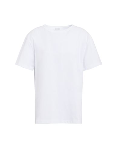 8 By Yoox Printed Cotton T-shirt Woman T-shirt White Size Xl Cotton