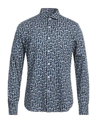 Sonrisa Man Shirt Navy Blue Size 16 ½ Cotton