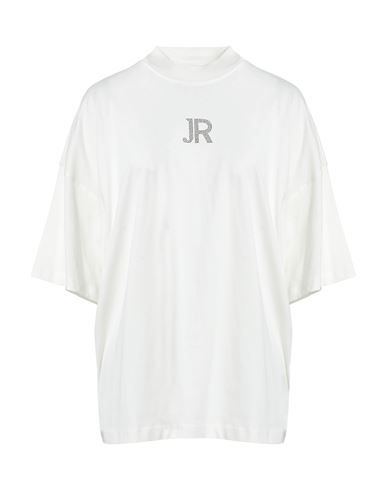 Shop John Richmond Woman T-shirt Ivory Size S Cotton In White