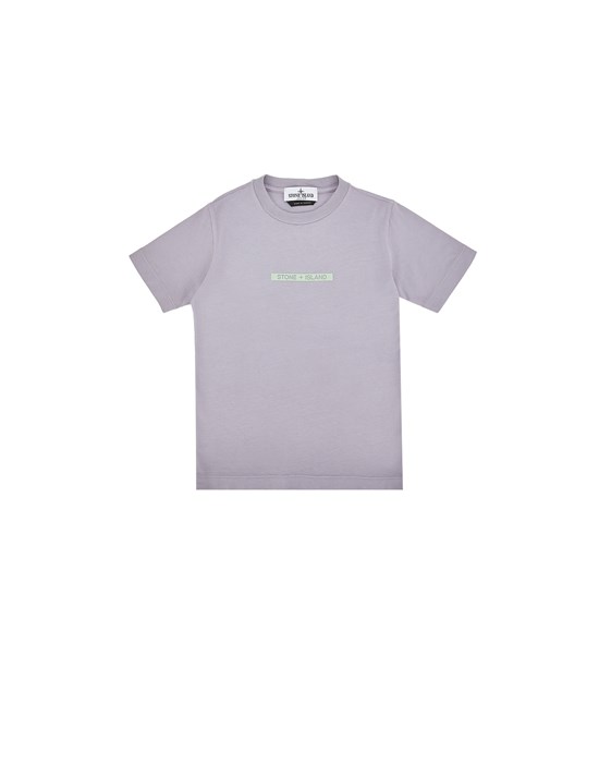STONE ISLAND JUNIOR 21059 MICRO GRAPHIC TWO’ PRINT T-Shirt Herr Lavendel