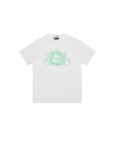 STONE ISLAND JUNIOR Short sleeve t-shirt Man 21054 ‘DROP SHOT TWO’ f