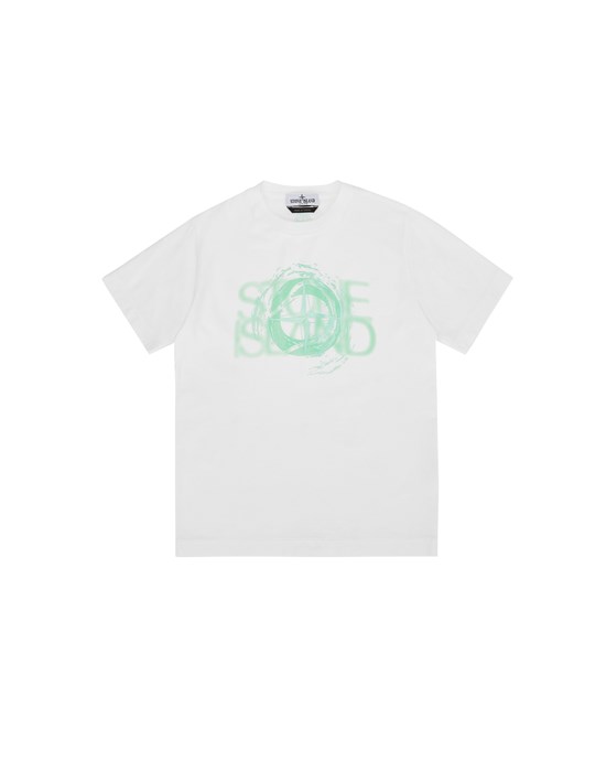 Sold out - STONE ISLAND JUNIOR 21054 ‘DROP SHOT TWO’ 短袖 T 恤 男士 白色