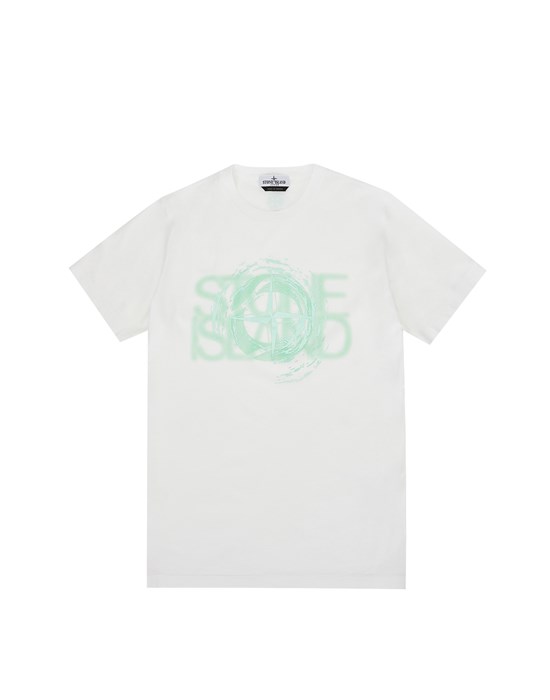 Sold out - STONE ISLAND TEEN 21054 ‘DROP SHOT TWO’ 短袖 T 恤 男士 白色