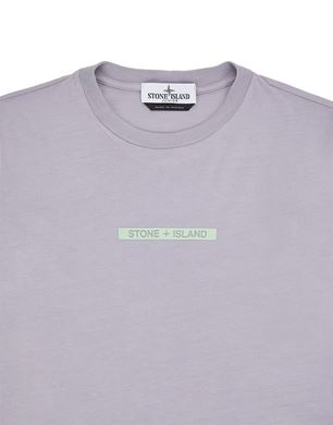 Lavender stone island t on sale shirt