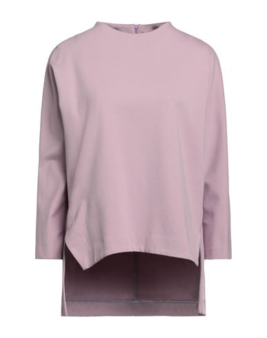 Meimeij Woman T-shirt Lilac Size 0 Viscose, Polyamide, Elastane In Purple