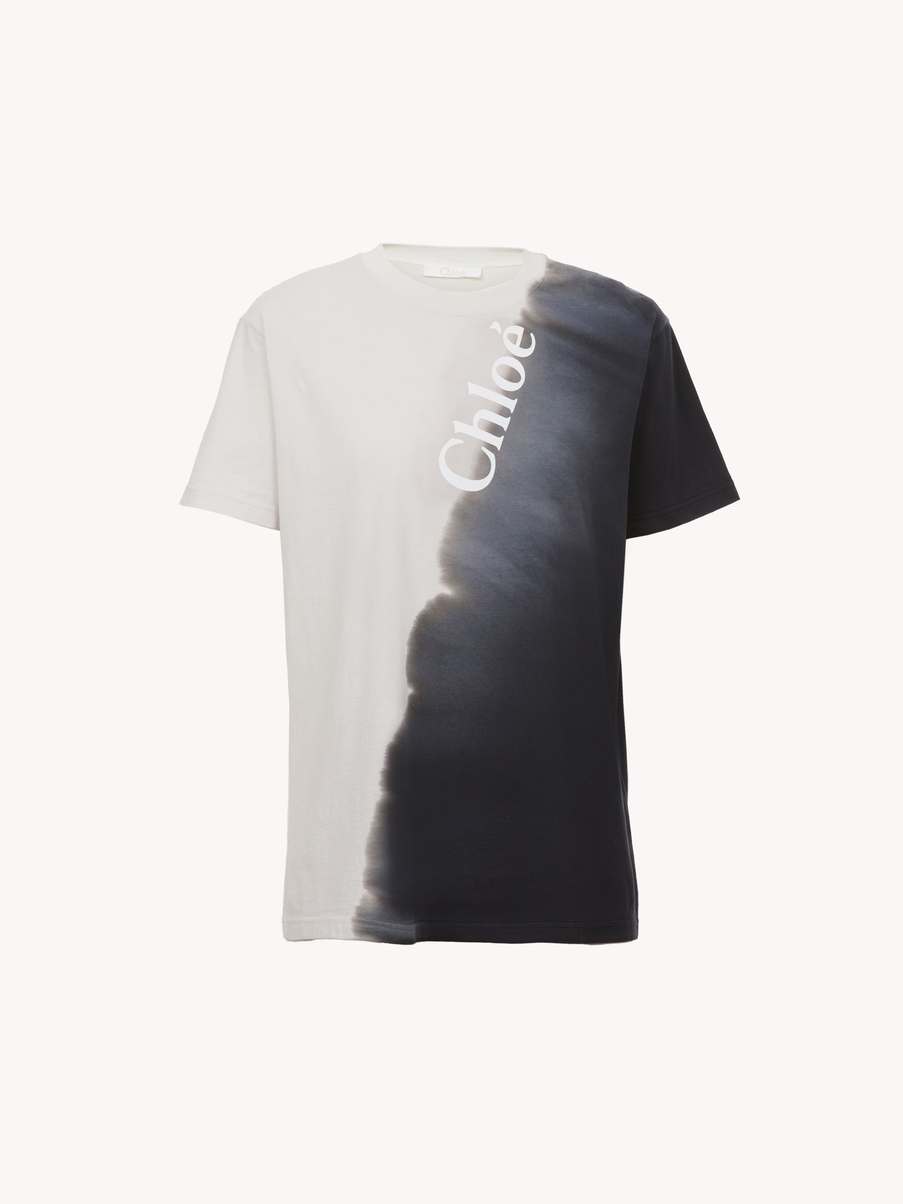 Chloé T-shirt Col Rond Femme Noir Taille L 100% Coton In Noir