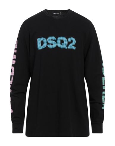 Dsquared2 Man Sweatshirt Black Size 3xl Cotton