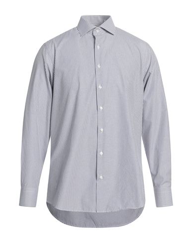 Shop Egon Von Furstenberg Man Shirt Blue Size 16 Cotton
