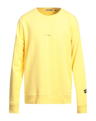 Daniele Alessandrini Homme Man Sweatshirt Yellow Size Xxl Cotton, Polyester