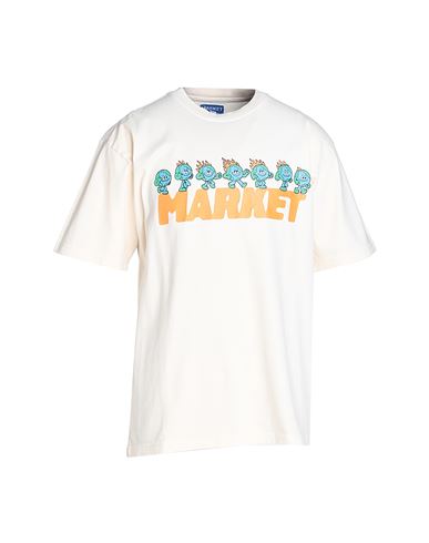 Market Keep Going Cotton T-shirt In White