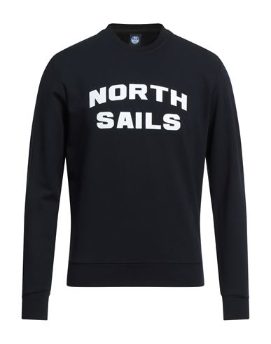 North Sails Man Sweatshirt Midnight Blue Size Xl Viscose, Nylon, Elastane