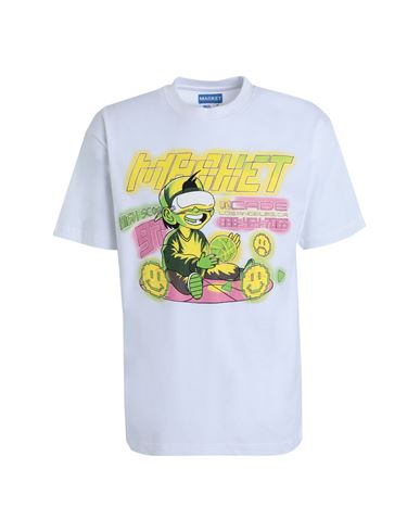 Market Smiley High Score T-shirt Man T-shirt White Size Xl Cotton