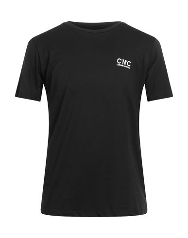 C'n'c' Costume National Man T-shirt Black Size S Cotton