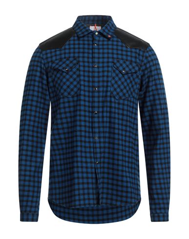 Berna Man Shirt Blue Size L Cotton