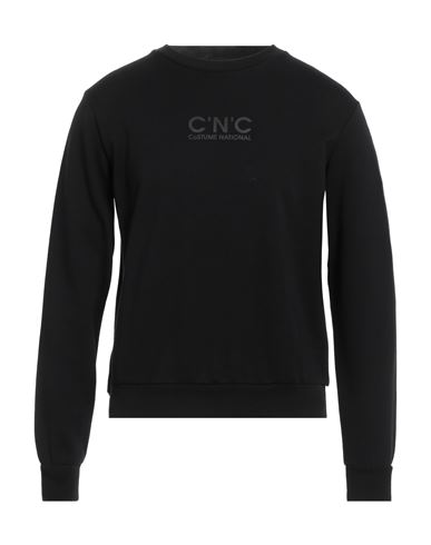C'n'c' Costume National Man Sweatshirt Black Size M Cotton