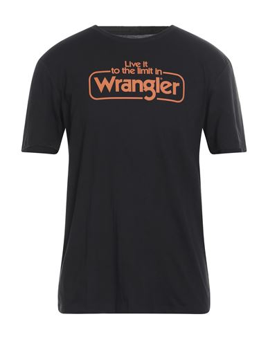 Wrangler Man T-shirt Black Size Xxl Cotton