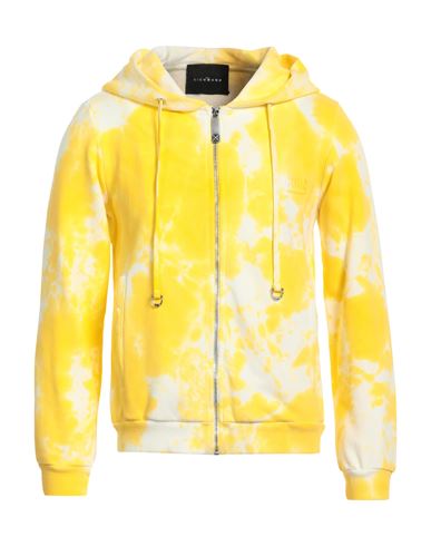 John Richmond Man Sweatshirt Yellow Size S Cotton