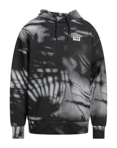 Fila Man Sweatshirt Lead Size Xs Cotton, Polyester In Grey