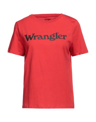 Wrangler Woman T-shirt Red Size 3xl Cotton