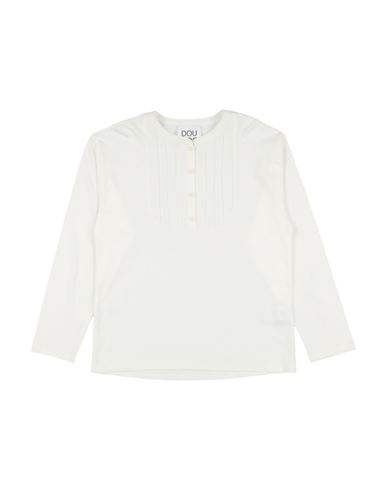 Shop Douuod Toddler Girl T-shirt White Size 6 Cotton