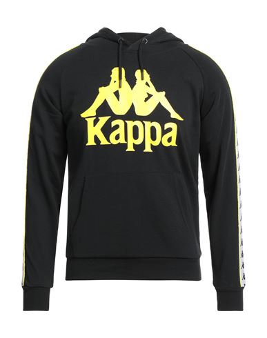Kappa Man Sweatshirt Black Size S Cotton, Polyester