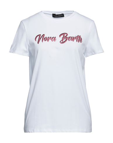 Nora Barth Woman T-shirt White Size L Polyester