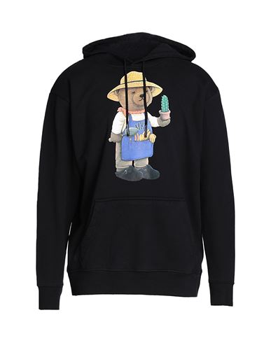 Shop Market Botanical Bear Hoodie Man Sweatshirt Black Size Xl Cotton