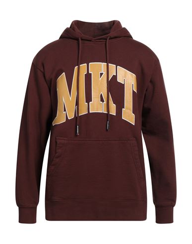 Market Mkt Arc Hoodie Man Sweatshirt Cocoa Size Xl Cotton In Brown