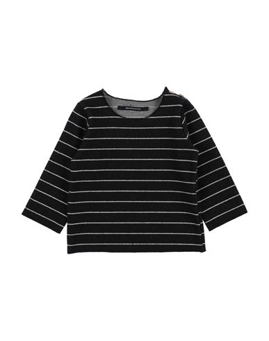 Aventiquattrore Babies'  Newborn Girl T-shirt Black Size 3 Cotton, Polyester, Elastane