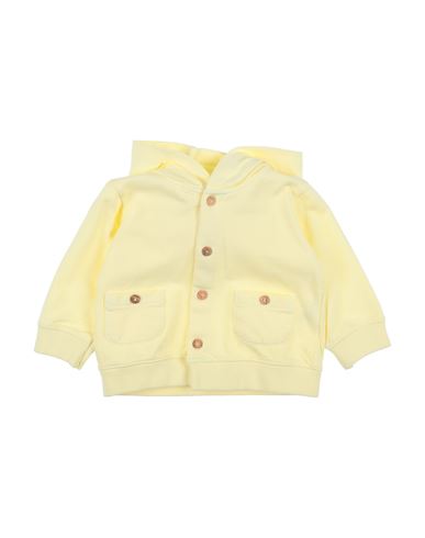 Laranjinha Babies'  Newborn Girl Sweatshirt Light Yellow Size 3 Cotton