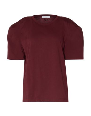 Maria Vittoria Paolillo Mvp Woman T-shirt Burgundy Size 4 Cotton In Red