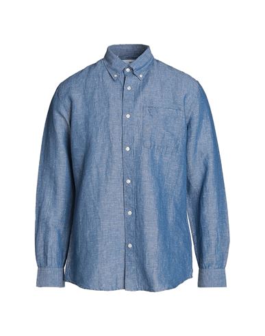Selected Homme - Long Sleeve Denim Shirt In Blue