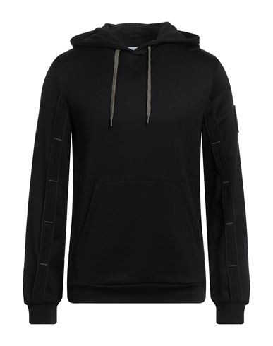 Bikkembergs Man Sweatshirt Black Size Xl Polyamide, Cotton