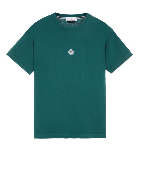  STONE ISLAND 2NS86 'LETTERING ONE' PRINT Short sleeve t-shirt Man Bottle Green