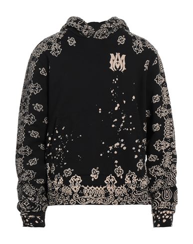 Amiri Man Sweatshirt Black Size Xxl Cotton