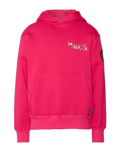 Mauna Kea Man Sweatshirt Fuchsia Size Xxl Viscose In Pink