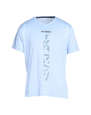 Adidas Originals Adidas Terrex Agravic Trail Running T-shirt Man T-shirt Sky Blue Size Xl Recycled Polyester