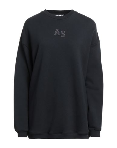 Acne Studios Woman Sweatshirt Black Size Xs Cotton