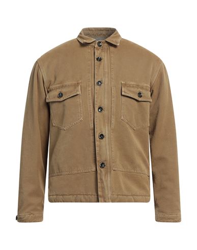 Nine:inthe:morning Nine In The Morning Man Shirt Camel Size M Cotton In Beige