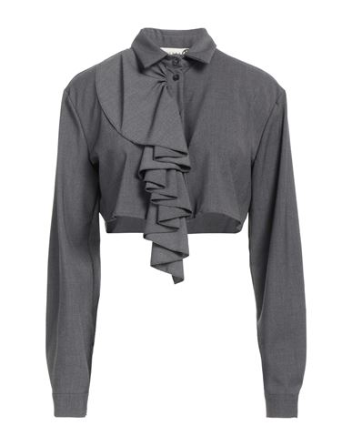 Haveone Woman Shirt Grey Size S Polyester, Viscose, Elastic Fibres
