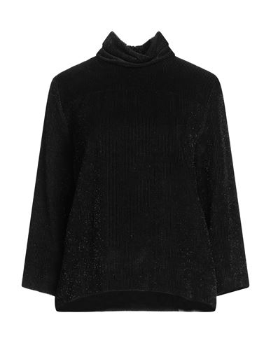 Mauro Grifoni Woman Blouse Black Size 4 Viscose, Polyester, Polyamide