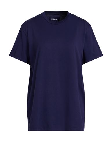 Labo.art Labo. Art Woman T-shirt Midnight Blue Size 3 Cotton
