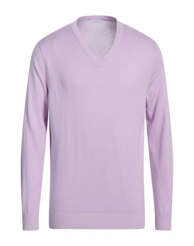 Malo Man Sweater Light Purple Size 42 Cotton