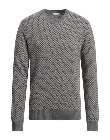Malo Man Sweater Lead Size 44 Virgin Wool, Cashmere In Grey