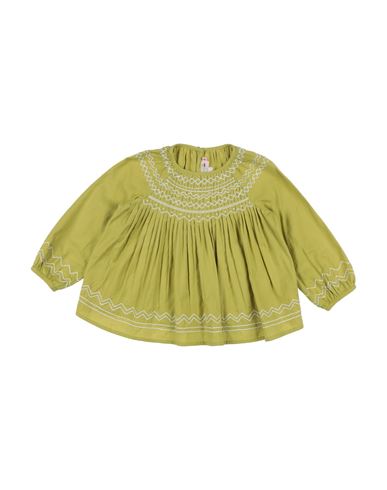 Bonpoint Babies'  Toddler Girl Blouse Acid Green Size 6 Cotton, Polyester