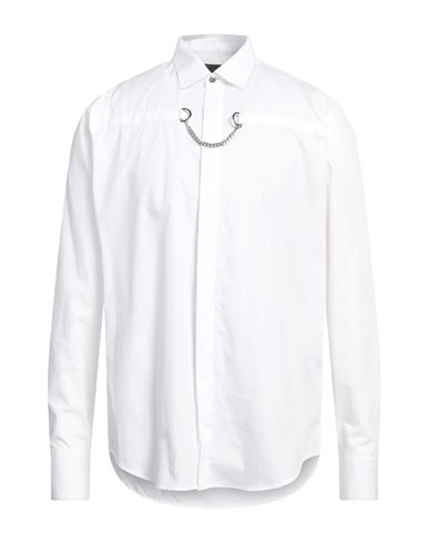 John Richmond Man Shirt White Size 42 Cotton