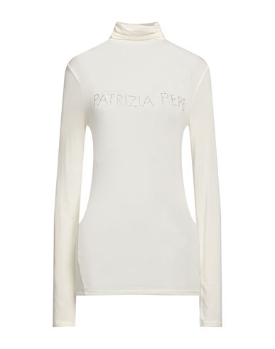 Patrizia Pepe Woman T-shirt White Size 0 Modal, Polyamide, Elastane