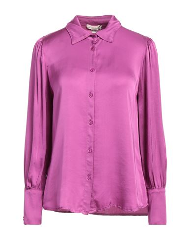 Haveone Woman Shirt Mauve Size M Viscose In Purple
