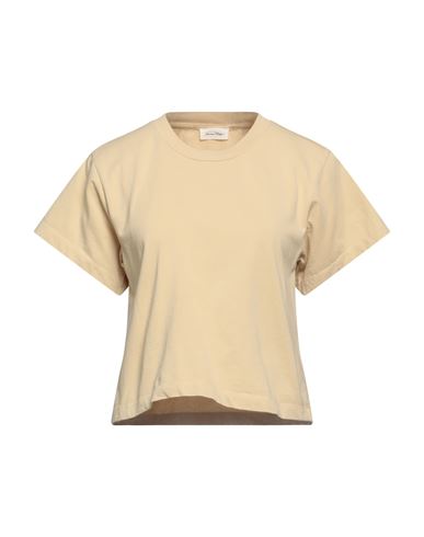 American Vintage Woman T-shirt Sand Size L Cotton In Beige